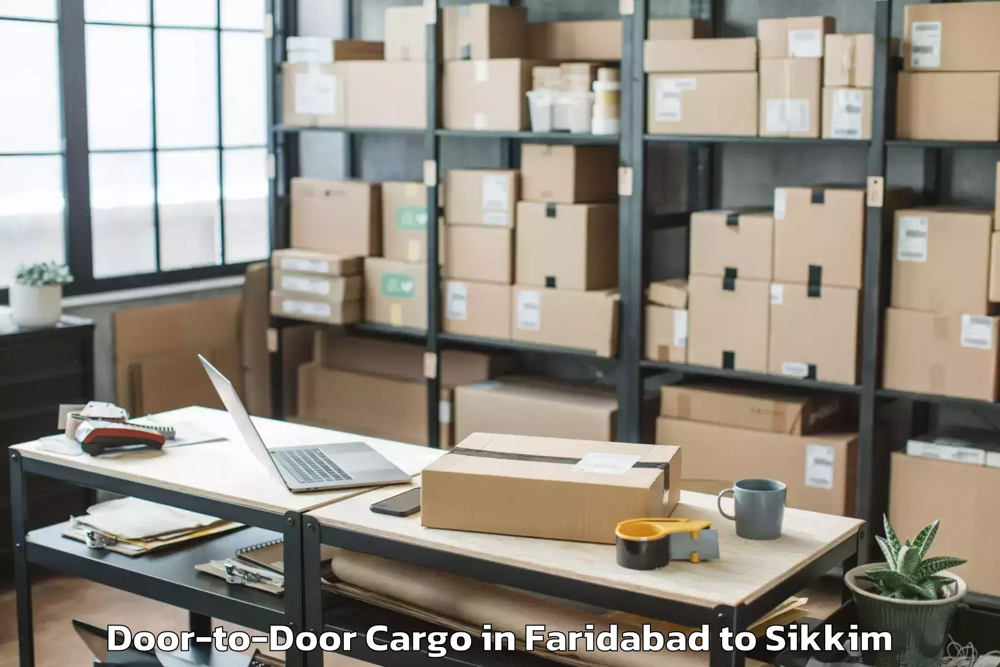 Leading Faridabad to Ravangla Door To Door Cargo Provider